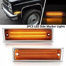 For 81-91 Chevrolet Silverado Ckrv Suburban Gmc Sierra Led Side Marker Lights For 81-91 Chevrolet Silverado Ckrv Suburban Gmc Sierra Led Side Marker Lights