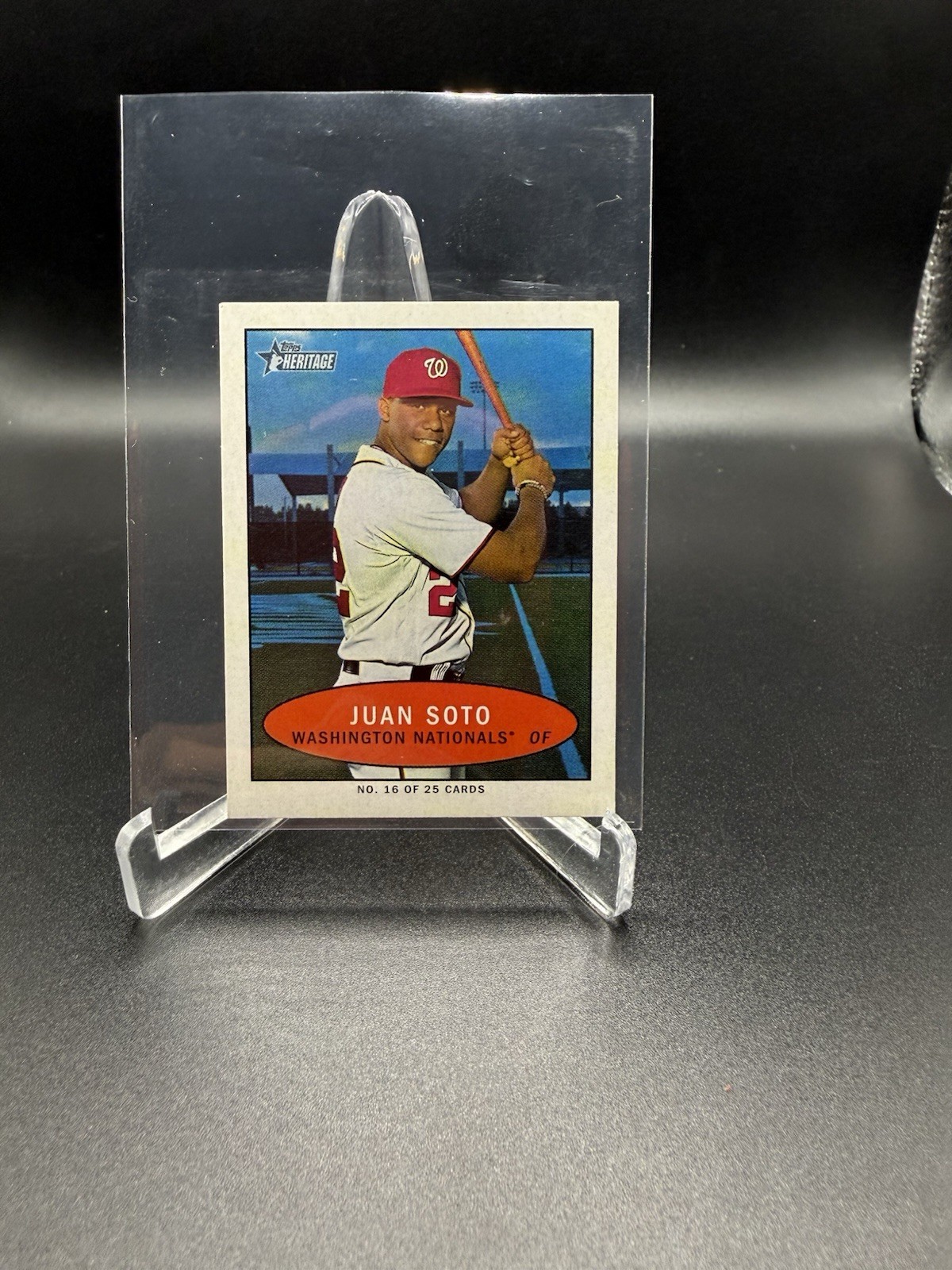 2020 Topps Heritage '71 Bazooka Numbered Test #16 Juan Soto Washington Nationals