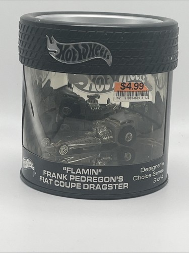 Hot Wheels Flamin Frank Pedregon's Fiat Coupe Dragster Oil Can Designers /7,000
