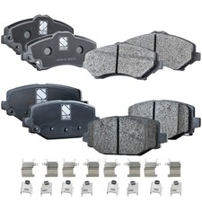 Brake Pad Set For 2012-16 Dodge Grand Caravan Chrysler Town & Country Front Rear