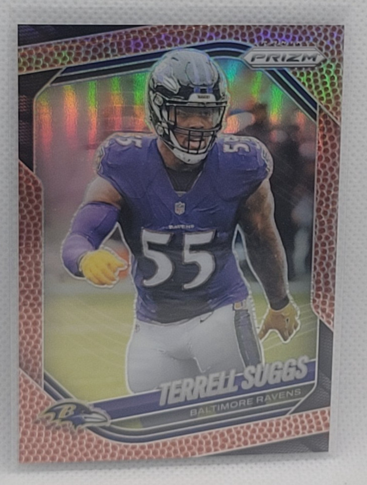 2025 Prizm Terrell Suggs Pigskin Prizm #ed 059/180 Ravens 