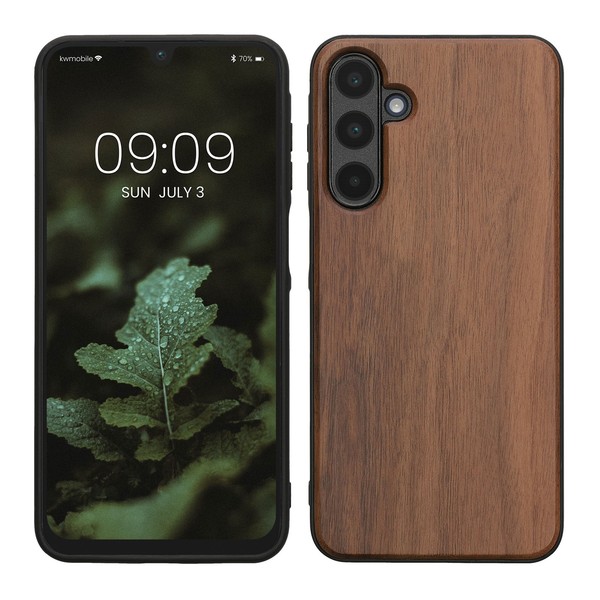 Holz SchutzhüLle FüR Samsung Galaxy A16 5G Hardcase Tpu Bumper Holz HüLle-image
