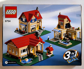 LEGO Creator Family Home 6754 3 in 1 House Villa Bungalow 976 Piece NEW Sealed