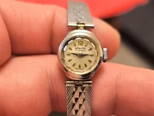 Vintage Atlantic Swiss Made Rolled Gold Women`s Watch, 17 Jewels