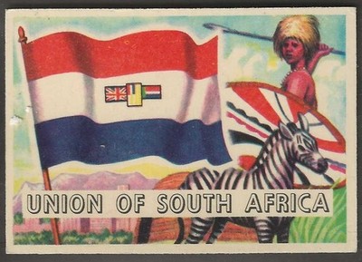 A&BC-FLAGS OF THE WORLD 1960 (SMALL SIZE L80)-#09- UNION OF SOUTH AFRICA