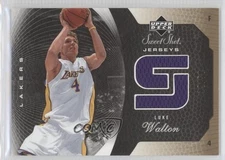 2005-06 Upper Deck Sweet Shot Jerseys Gold 13/50 Luke Walton #SSJ-LW 9ef