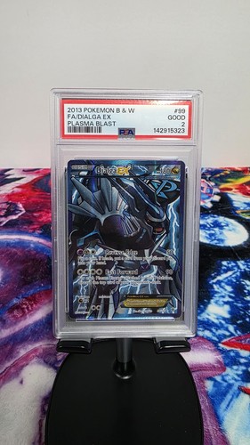 POKEMON DIALGA EX FULL ART 99/101 2013 BLACK AND WHITE PLASMA BLAST PSA 2