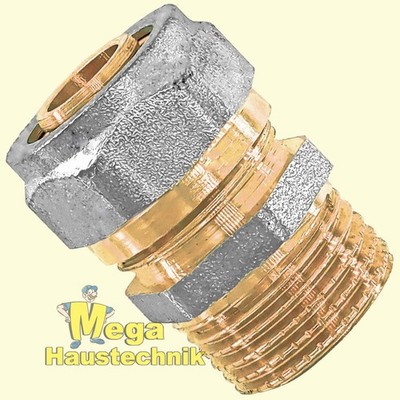 Schraubfitting Übergang mit Außengewinde i/AG(R) für Mehrschichtverbundrohr