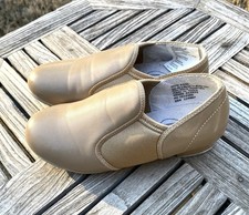 Revolution Dancewear Girls Tap Shoes Tan Size 3.0A Style 536