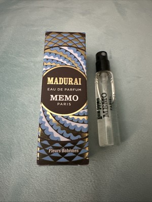 MEMO Paris MADURAI Eau De Parfum Mini Travel Spray .17 oz., New! 