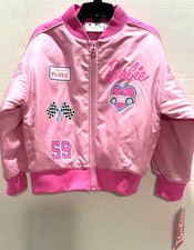 Girls Barbie/Prism Pink/Full-Zip/Jacket 2 Sizes
