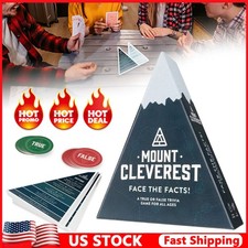 MOUNT CLEVEREST Trivia Game - True or False, Fun Family Travel Game GN