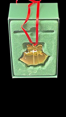 Golden Christmas Georg Jensen Weihnachtsschwein Glücksschwein 2003