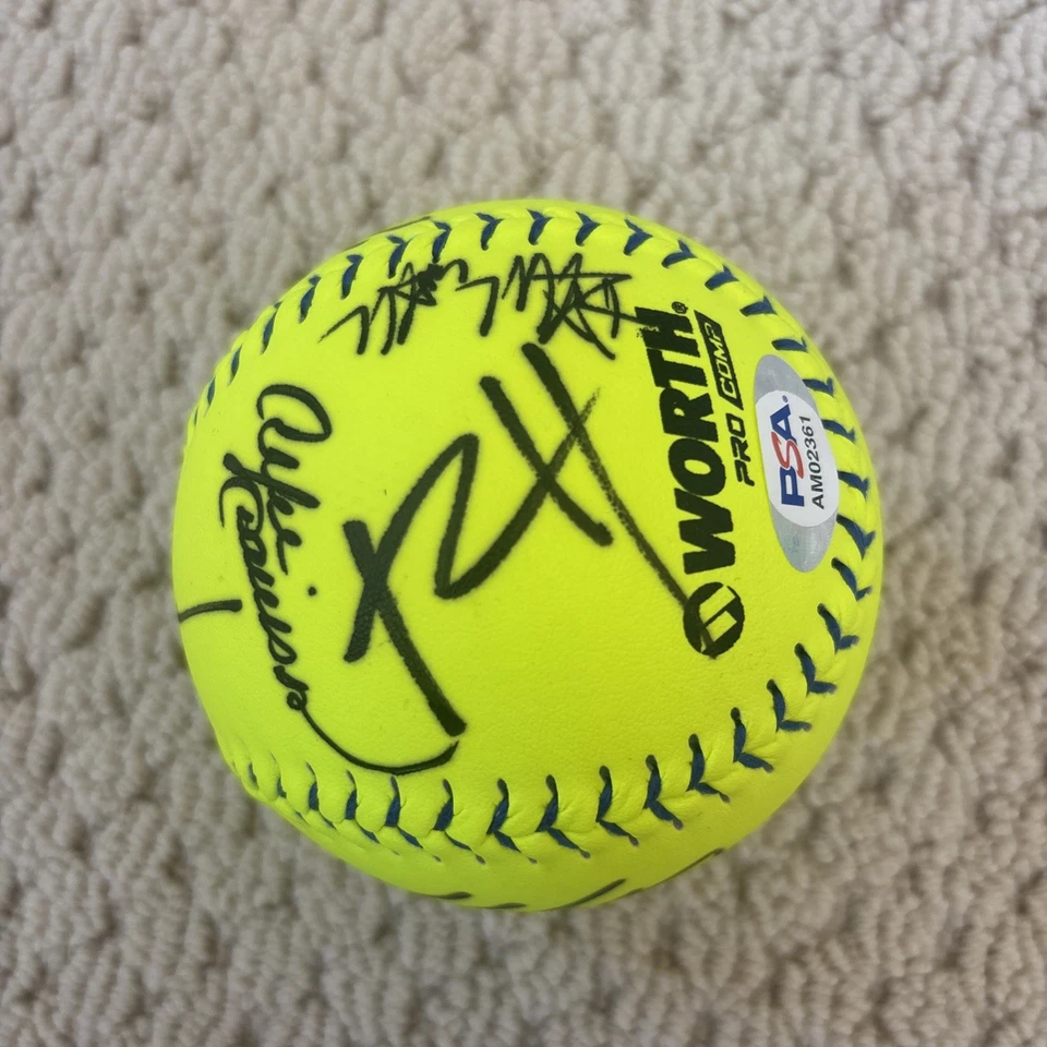 Cactus Jack Foundation Signed Softball PSA Auto Travis Scott Metro Boomin - Image 3 of 4