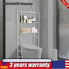 3 Tier Over The Toilet Shelf Bathroom Storage Towel Rack Metal Iron Space Saver
