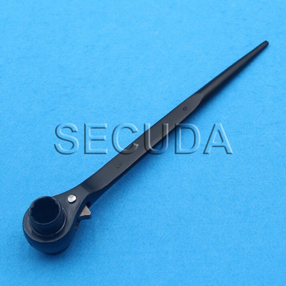 Steel Rod Alignment Ratchet Podger Spanner 19 x 21mm Steel Erecting Wrench Cr-v Podger ...