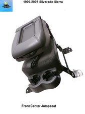 88941479 99 To 07 Silverado Sierra Front Center Jump Seat Jumpseat