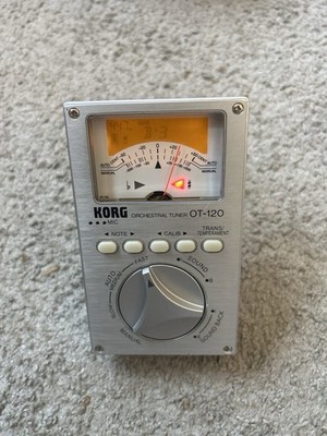 Korg OT-120 Orchestral Tuner   Digital Chromatic Tuner   Tested Working