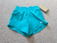 NWT Nike Girl's Turqoise Blue Running Shorts Size 4 XSmall