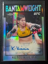 2026 Chrome Ketlen Vieira Refractor Auto 1986  - Topps Chrome UFC