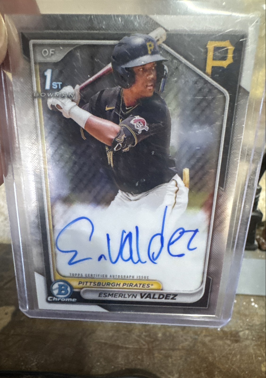 2024 Bowman - Chrome Prospect Autographs Esmerlyn Valdez #CPA-EV (AU, RC)