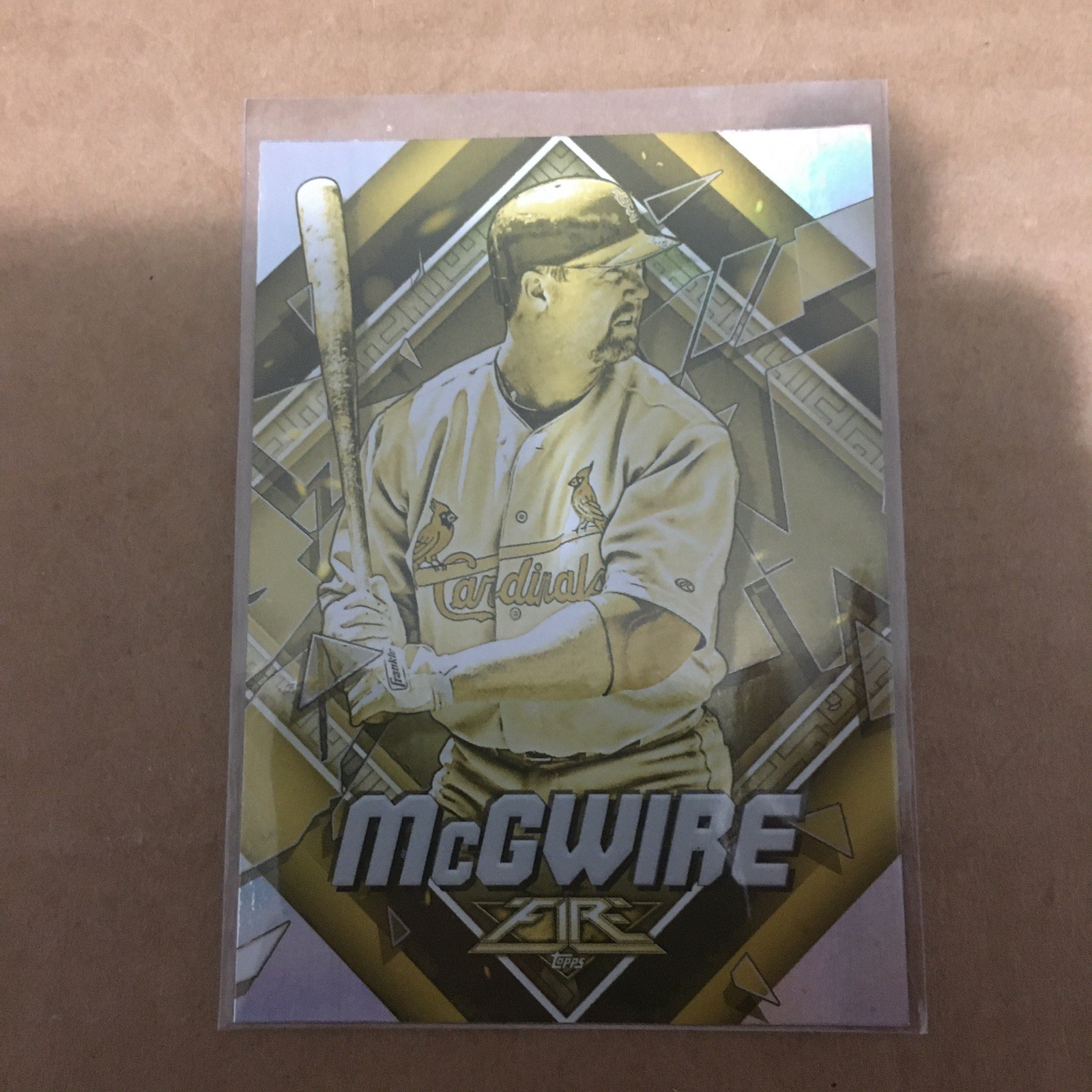 2022 Topps Fire Mark McGwire Gold Minted Foil #193