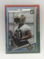 2025 Panini Donruss Optic Rated Rookie Prizm Devin Neal Saints #359
