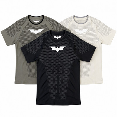 YoungLA 4259 Batman Fitness Kompressionsshirt Herren Muscle Fit Gym Tee S-XL Neu
