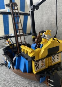 Vintage 80s-90s Pirate Lego Ship 6274 Caribbean Clipper 100% Complete