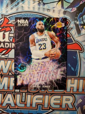 2023-24 LeBron James Panini Hoops Premium High Voltage Scope Prizm #6 LAL SP SEE