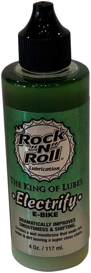 Rock-N-Roll Electrify Chain Lube 4oz E-Bike Chain Lubricant for High Torque 2490₽