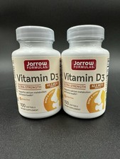 Jarrow Formulas Vitamin D3 62.5 mcg (2500 IU)...