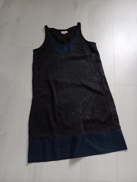 Women Diesel Dress Black Viscose 38 / M / 46 #7GJP