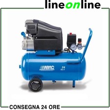 Compressore aria 24 lt Abac Pole Position L 20 elettrico con ruote - leggero