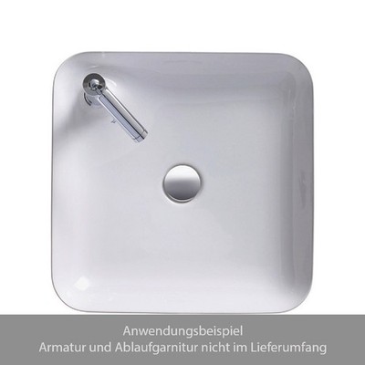 Duravit Cape Cod Aufsatzbecken 460mm 2340460000 Weiß Hochglanz aus DuraCeram