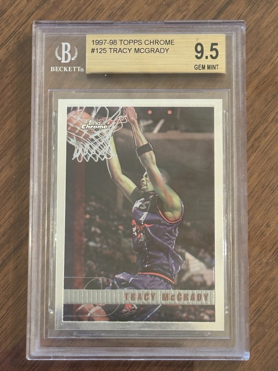 その他 1997 1998 Topps Tracy Mcgrady Rc BGS 9.5 1997-98 Topps Chrome Tracy McGrady BGS 9.5 GEM MINT Rookie