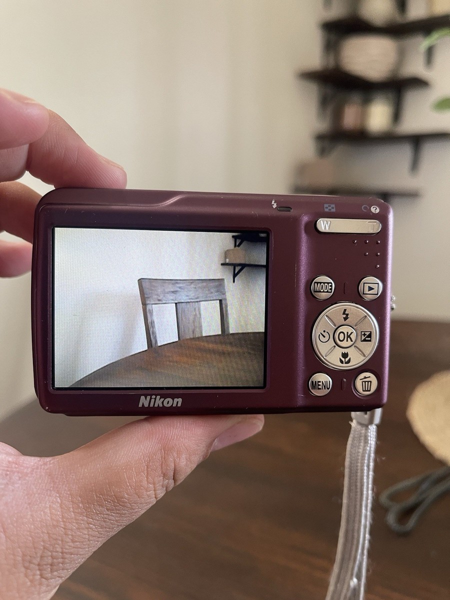 Nikon COOLPIX S210 8.0MP Digital Camera - Plum for sale