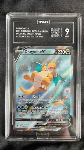 Dragonite V graded TAG 9 for sale on eBay
