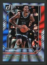 2024-25 JA MORANT 07/15 PANINI DONRUSS FRANCHISE FEATURES LASER LIGHT BLUE