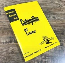 Service Manual For Caterpillar D2 Crawler Tractor Repair Workshop 3J 5J 4U 5U