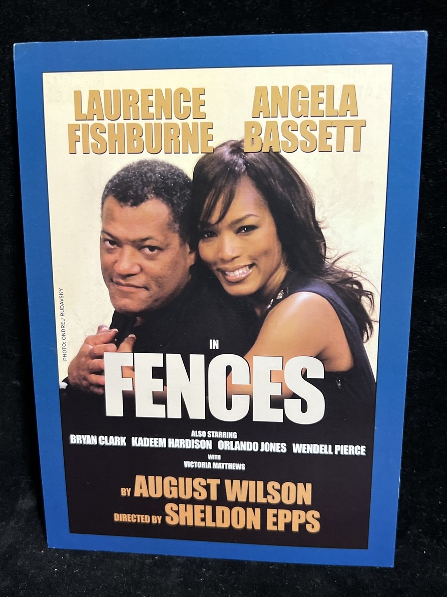 ANGELA BASSETT LAURENCE FISHBURNE in AUGUST WILSON's FENCES RARE