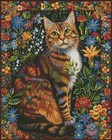 Tapestry Cat 2 - Counted Cross Stitch Kits Needlework Embroidery Diy