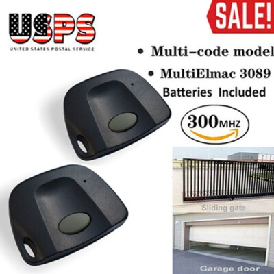 4120 Linear Multicode 1 Button Garage Remote Transmitter MCS412001 300Mhz 3089