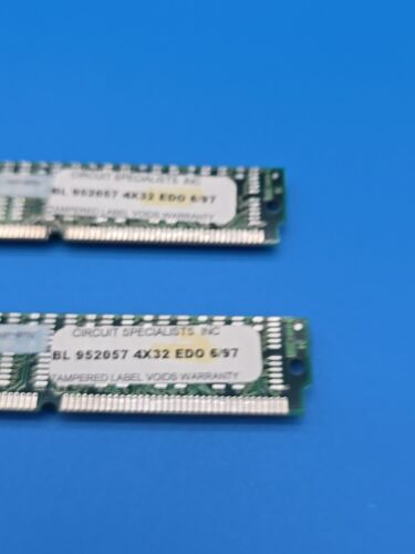 2x 16MB 72-Pin 60ns EDO Non-Parity 5V 4x32 SIMM 32MB Memory Apple Mac PC UNIX - Picture 3 of 4