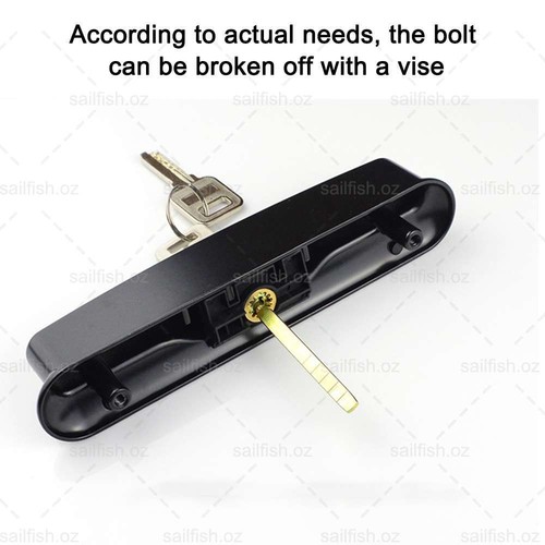 Sliding Patio Glass Door Lock Handle Security Entrance Door Locks Set With Keys - Picture 10 of 12