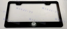Laser Engraved Etched Alfa Romeo Stainless Steel License Plate Frame