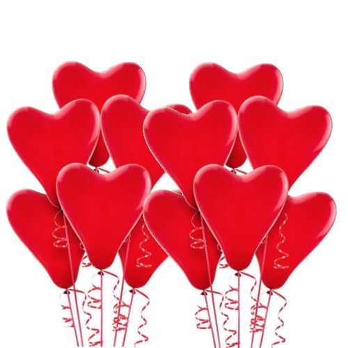 Valentine's Day Party Supplies Bear & Hearts Balloon Party Pack Valentine Love - Picture 2 of 2