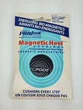 PROFOOT Men's Trim To Fit Magnetic Heel Cushions Energizing Bio-Magnetics 1 Pair