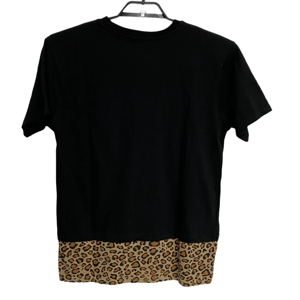 Camiseta Black Smith masculina preta manga curta estampa animal tamanho G - Imagem 3 de 4