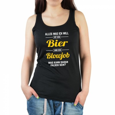 sexy tank top frauen bier und blowhob geschenk sex spruch bauchfrei shirt ebay